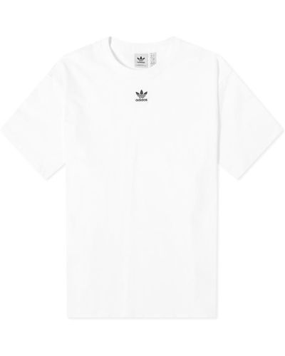 adidas Originals Plus essentials T-shirt with central logo in black