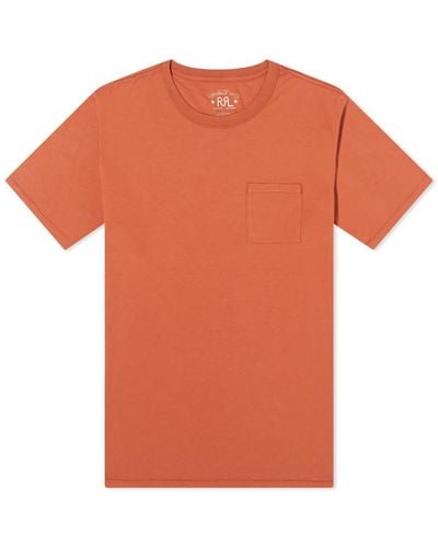 RRL Pocket T-Shirt - Orange