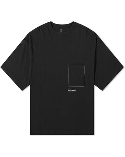 GOOPiMADE X Master-Piece Mgear-T3 Logo Pocket T-Shirt - Black