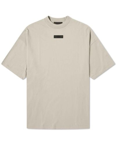 Fear Of God Spring Tab Crew Neck T-Shirt - Natural