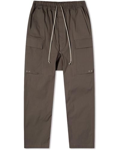 Rick Owens Cargo Long Pants - Gray