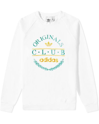 adidas 'Sports Resort' Club Sweater - White