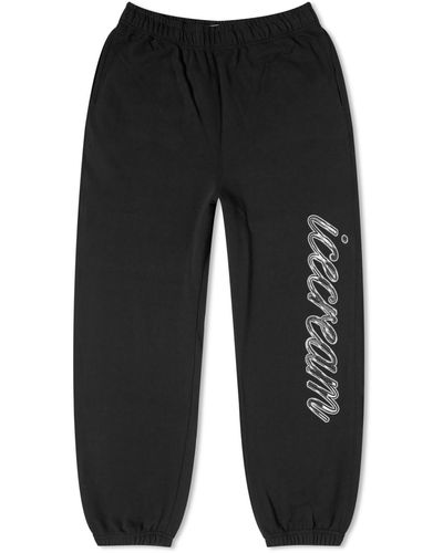 Ice Cream Lifted Sweatpants in Red