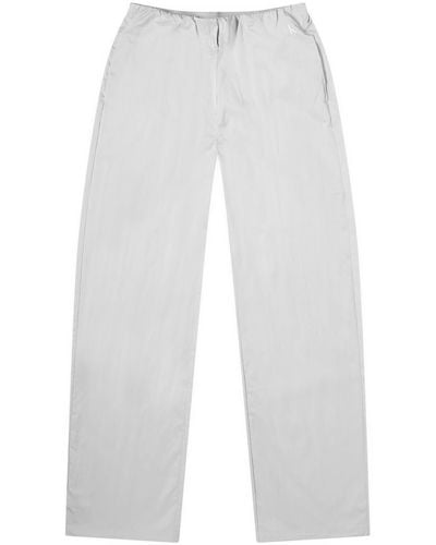 Calvin Klein Soft Crinkle Parachute Pant - White