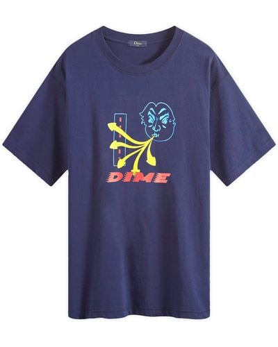Dime Windy T-Shirt - Blue