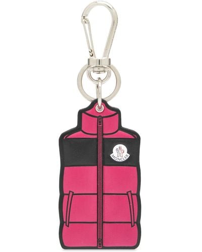 Moncler Gilet Vest Key Ring - Pink