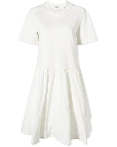Moncler T-Shirt Dress - White