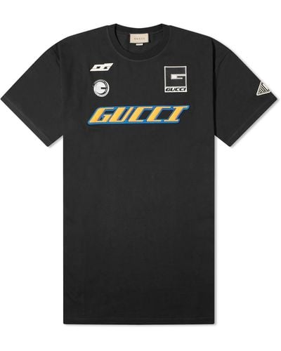 Gucci Moto Logo Long T-Shirt - Black