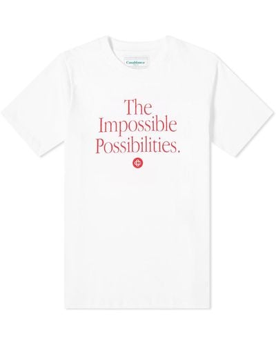 Casablancabrand Impossible Possibilities T-shirt - White