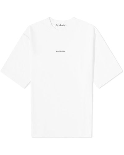 Acne Studios Extorr Stamp T-shirt - White