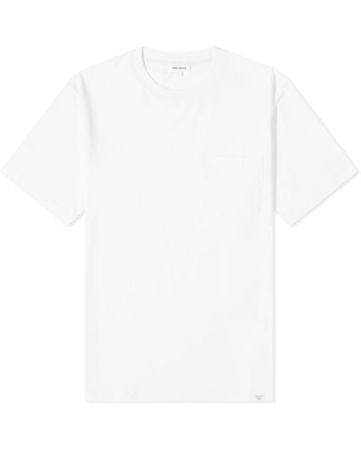 Norse Projects Holger Tab Series T-Shirt - White