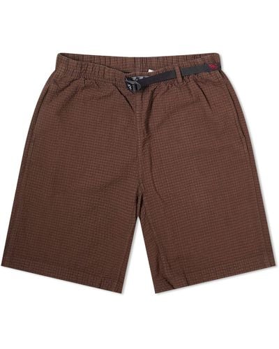 Gramicci O.G. Seersucker G-Shorts - Brown
