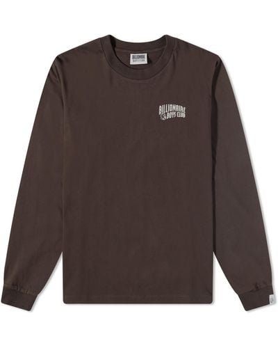 BBCICECREAM Long Sleeve Arch Logo T-Shirt - Brown