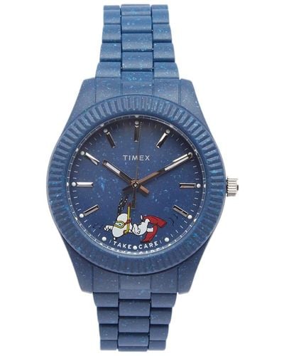 Timex X Peanuts Waterbury Ocean Watch - Blue