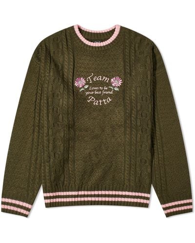PATTA Loves You Cable Knit - Green