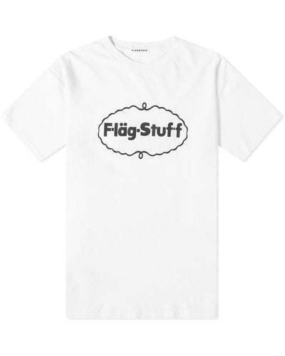 Flagstuff Ice Logo T-Shirt - White