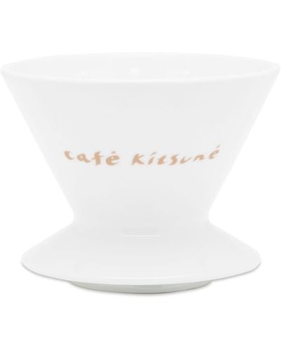Maison Kitsuné Cafe Kitsune X Kihara Dripper - White