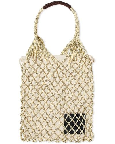 Jil Sander Knitted Bag - Natural