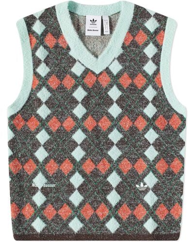 adidas Consortium X Wales Bonner Knitted Vest - Green
