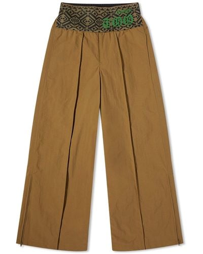 Toga Nylon Track Trousers - Brown