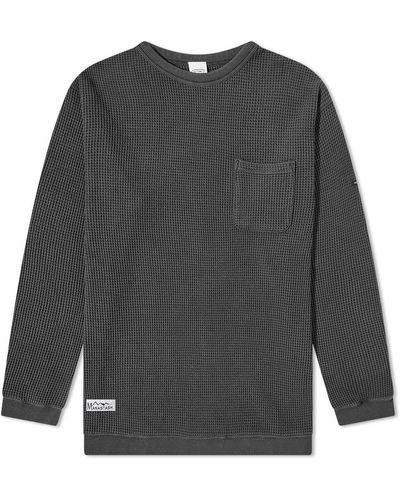 Manastash Long Sleeve Heavy Snug Thermal T-shirt - Grey