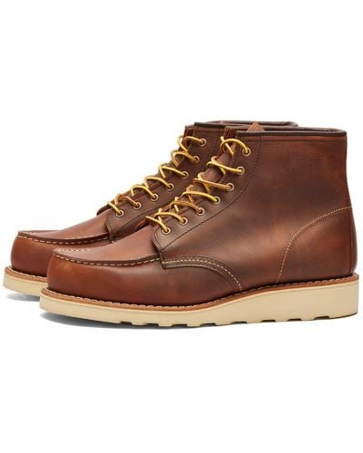 Red Wing Wing Heritage 6" Moc Toe Boot - Brown