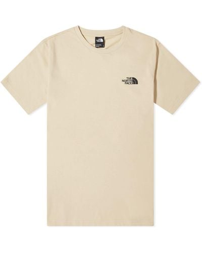 The North Face Simple Dome T-Shirt - Natural