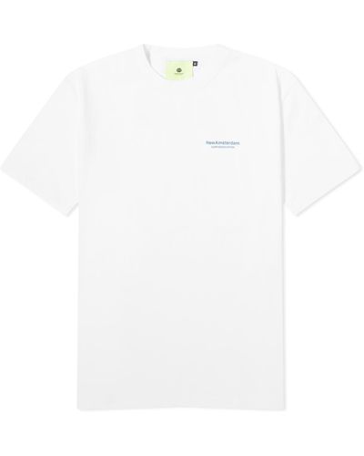 New Amsterdam Surf Association Name T-Shirt - White