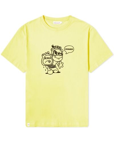 Charles Jeffrey 90S Short Sleeve T-Shirt - Yellow