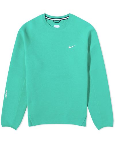 Nike X Nocta Tech Fleece Crew Sweat - Green