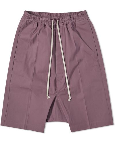 Rick Owens Rick'S Pod Shorts - Purple