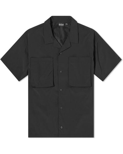 Wild Things Short Sleeve Camp Shirt - Black