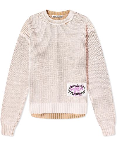 Acne Studios Knitted Jumper - Pink