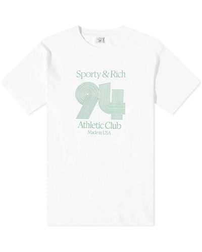 Sporty & Rich 94 Athletic Club T-Shirt - Blue