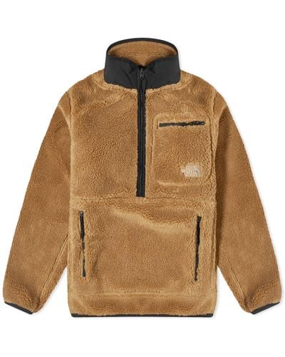 The North Face Extreme Pile Pullover Fleece Jacket - Brown