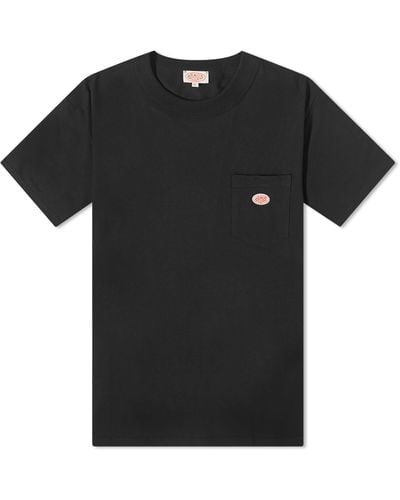 Armor Lux 79151 Logo Pocket T-Shirt - Black