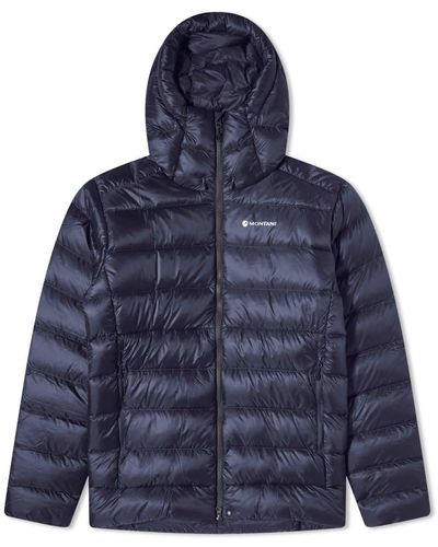 MONTANÉ Anti-Freeze Xt Hooded Down Jacket - Blue
