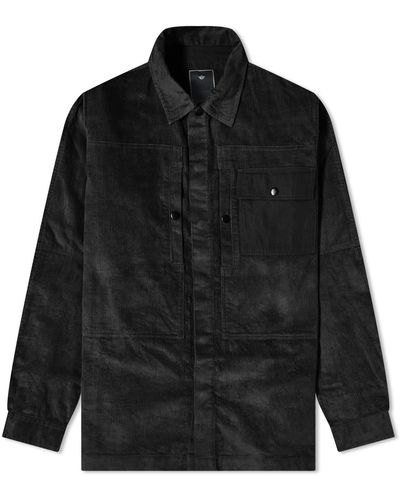 Maharishi Hemp Cord Overshirt - Black
