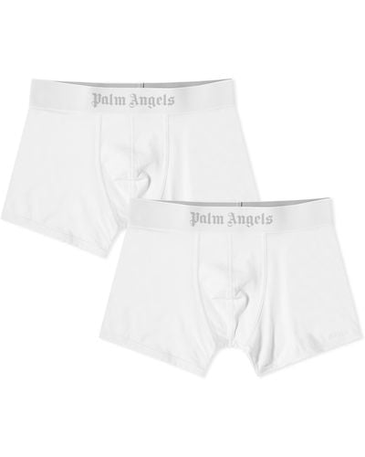 Palm Angels Logo Boxers - White