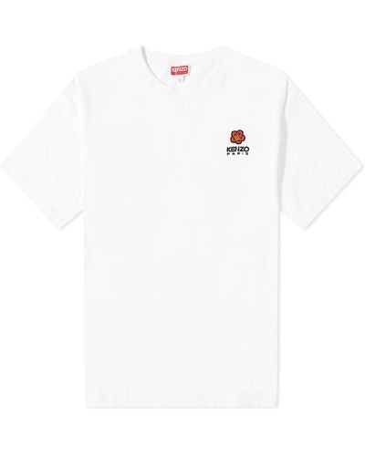KENZO Paris Boke Flower Crest T-Shirt - White