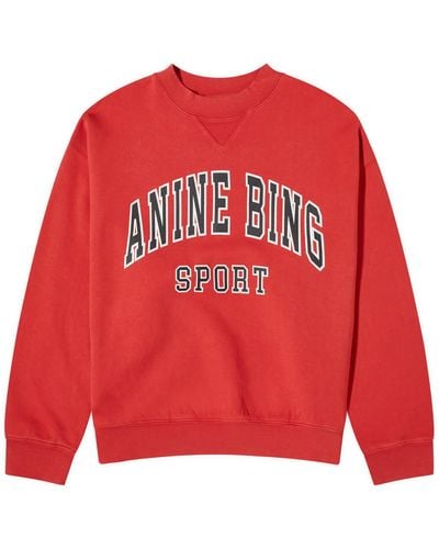 Anine Bing Jaci Sweatshirt - Red