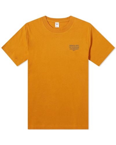 Reebok Classic Camping Graphic T-shirt - Orange