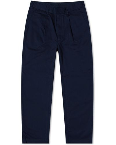 Fred Perry Twill Tapered Trouser - Blue