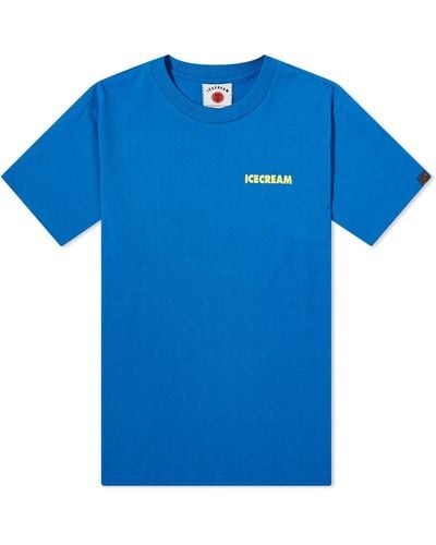 ICECREAM We Serve It Best T-Shirt - Blue