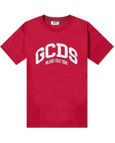 Gcds University Logo T-Shirt - Red