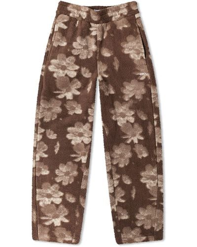 Obey Shaylin Fleece Flower Pant - Brown