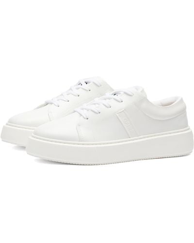 Ganni Court Sneakers - White