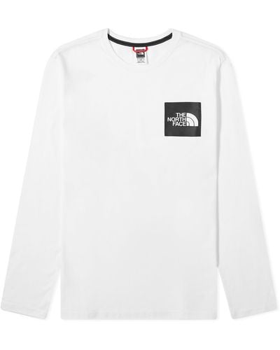 The North Face Long Sleeve Fine T-Shirt - White