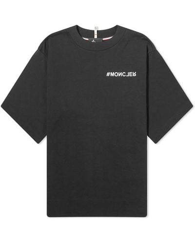3 MONCLER GRENOBLE Logo T-Shirt - Black