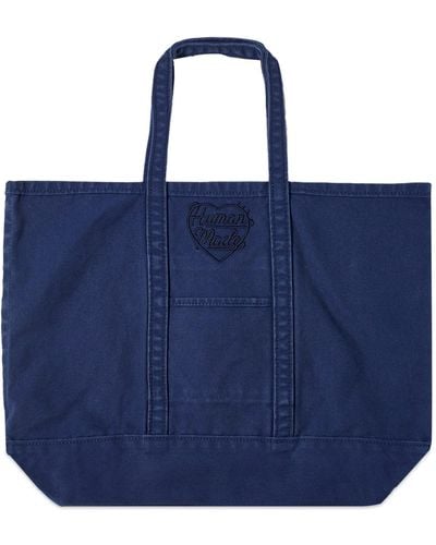 Human Made Garment Dyed Tote Bag - Blue